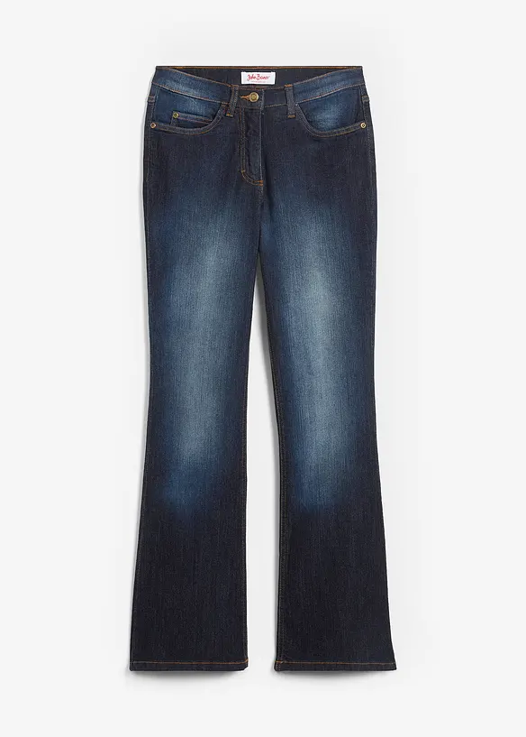 bonprix Bootcut Jeans Mid Waist, Stretch