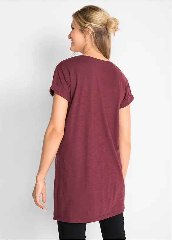 Bonprix Boxy-Longshirt Mit Kurzen Ärmeln