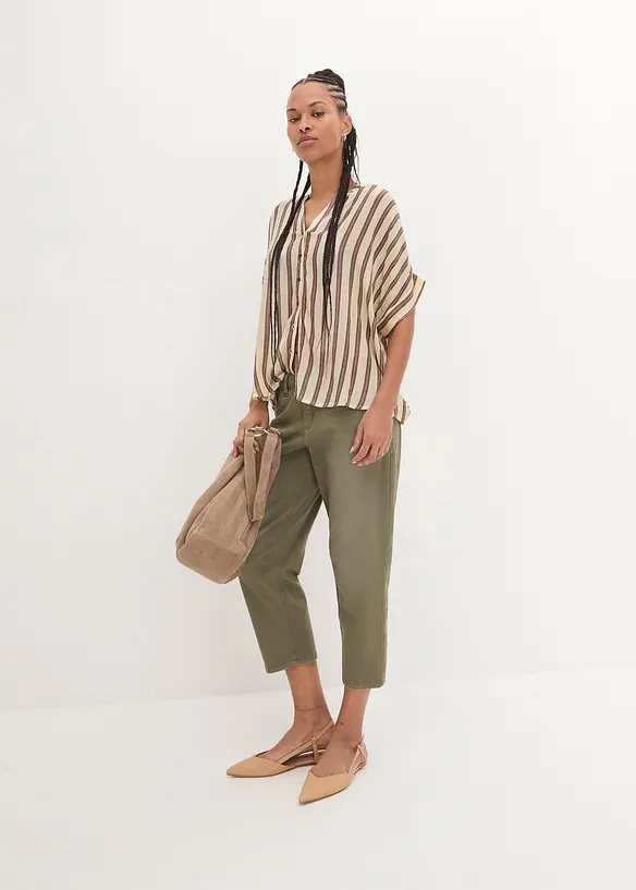 Bonprix Boyfriend Jeans Mid Waist, Cropped