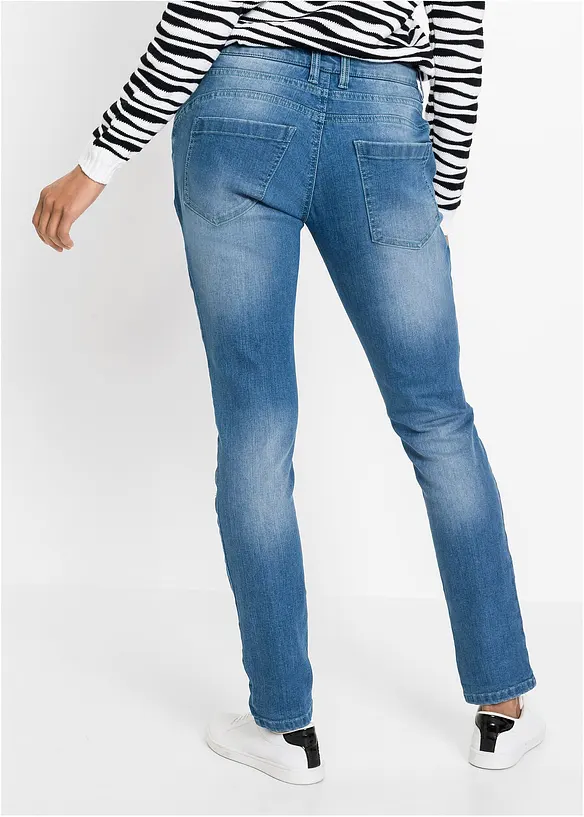 Bonprix Boyfriend Jeans Mid Waist, Rec. Polyester