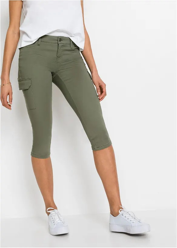 Bonprix Capri-Hose Im Cargo-Look