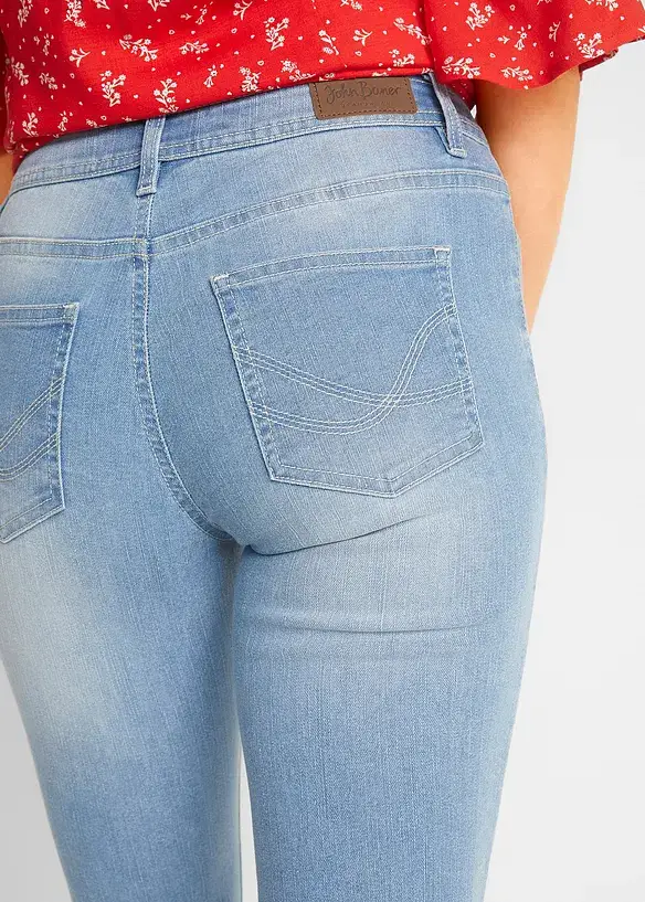 Bonprix Capri-Komfort-Stretch-Jeans, 2-er Pack