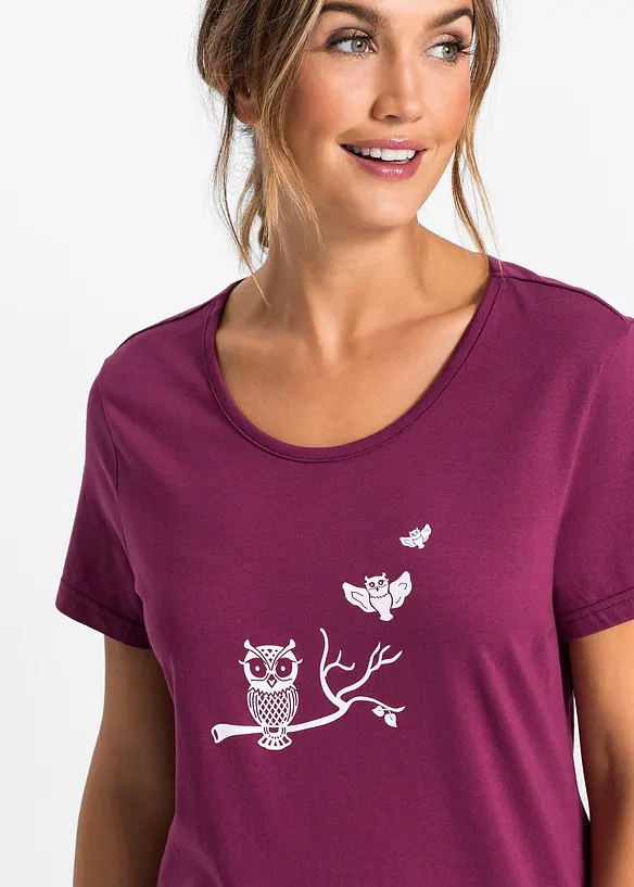 Bonprix Capri Pyjama Mit Kurzen Ärmeln