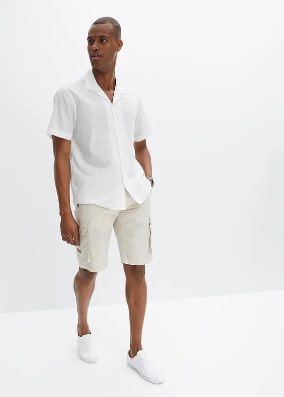 Bonprix Cargo-Bermuda Mit Gürtel, Regular Fit