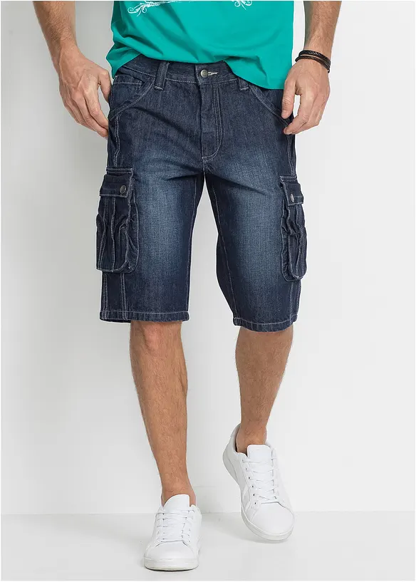 Bonprix Cargo-Jeans-Bermuda Regular Fit