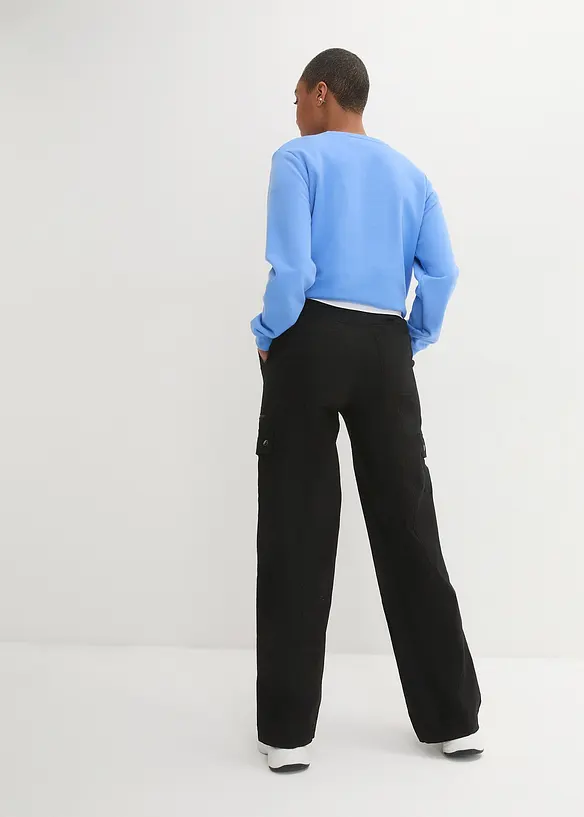 Bonprix Cargo Jeans, Mid Waist, Lang