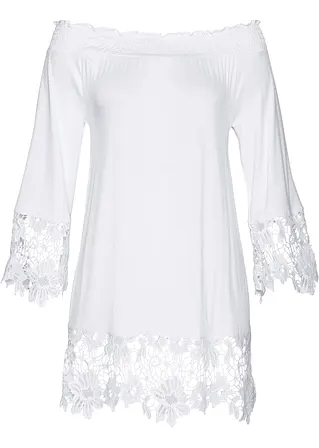 bonprix Carmen-Tunika mit Spitze