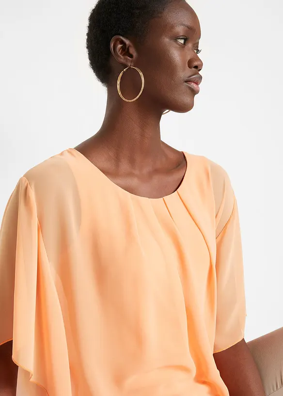 Bonprix Chiffon- Tunika Mit Untertop