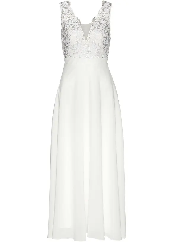 Bonprix Chiffonkleid Mit Pailettenstickerei