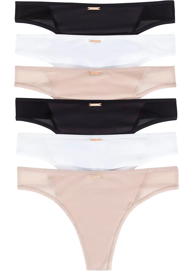 Bonprix Feel Comfort String Mikrofaser (6er Pack)