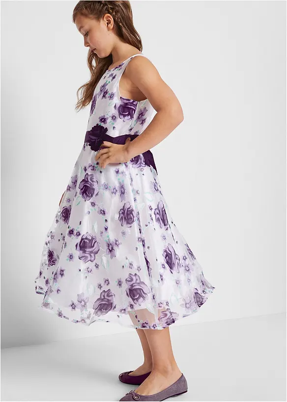 Bonprix Festliches Mädchen Kleid Mit Organza