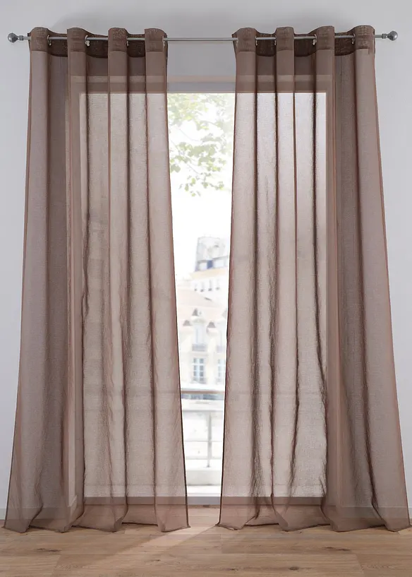bonprix Gardine mit feiner Struktur (1er Pack)