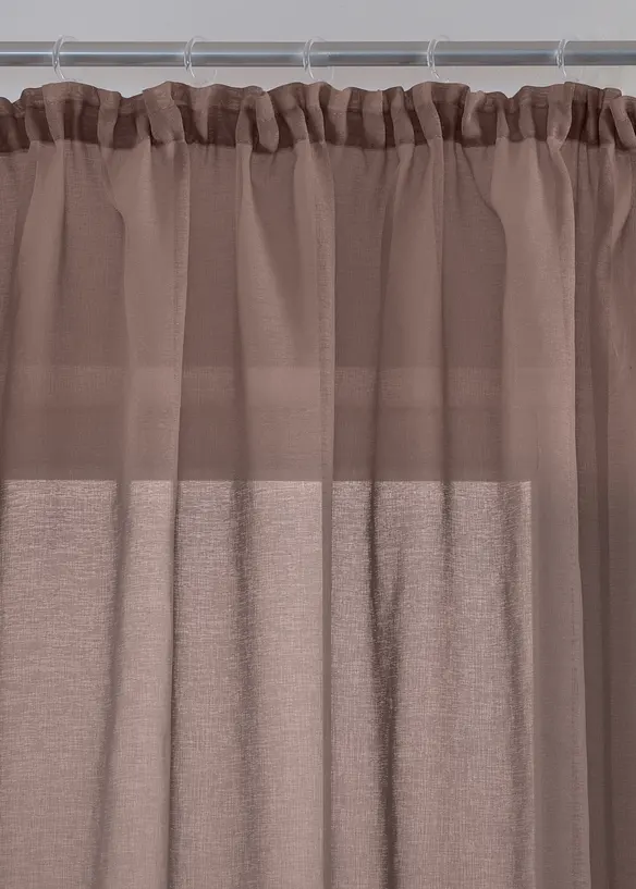 Bonprix Gardine Mit Feiner Struktur (1er Pack)