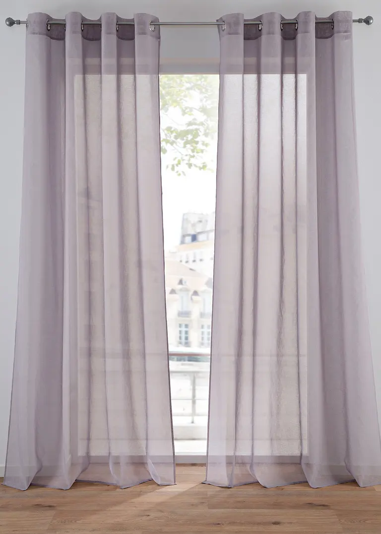 bonprix Gardine mit feiner Struktur (1er Pack)