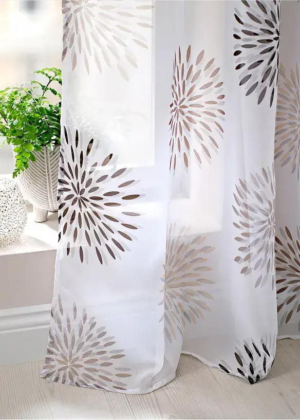 Bonprix Gardine Mit Kreise Druck(1er-Pack)