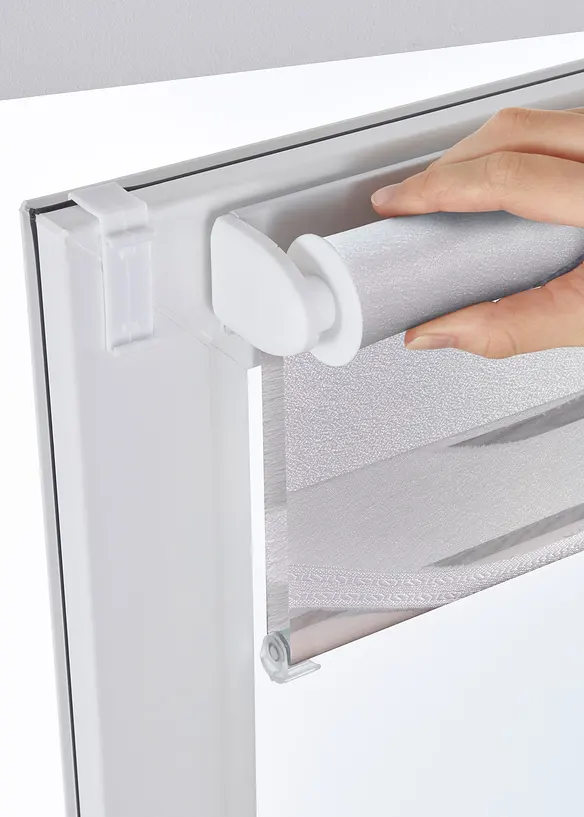 Bonprix Jacquard Doppelrollo Zweifarbig