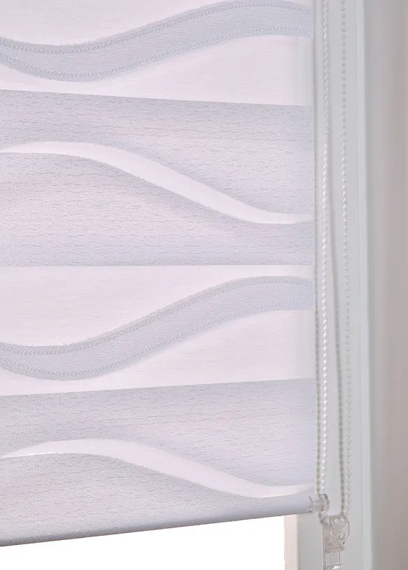 Bonprix Jacquard Doppelrollo Zweifarbig