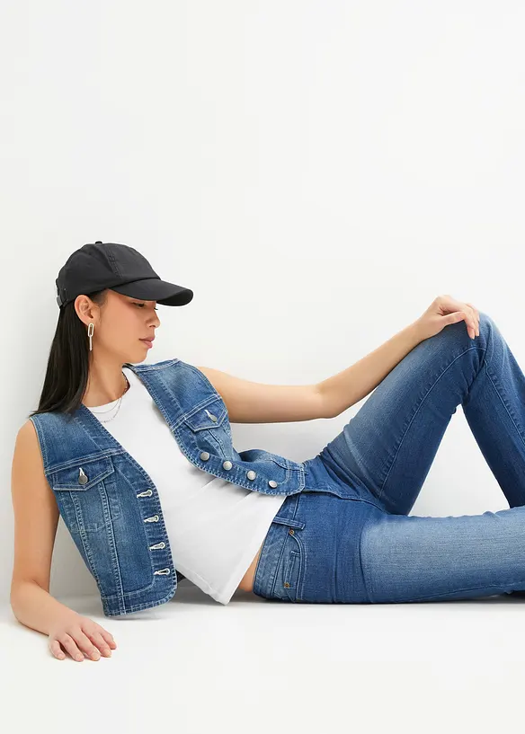 Bonprix Jeansweste Mit Stretch