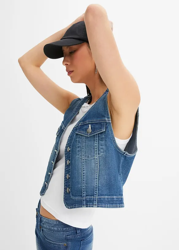 Bonprix Jeansweste Mit Stretch