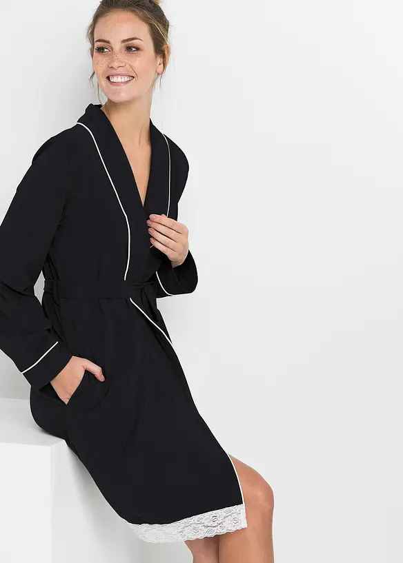 Bonprix Jersey Morgenmantel Aus Shirtqualität