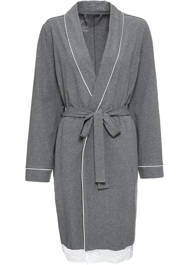 bonprix Jersey Morgenmantel aus Shirtqualität