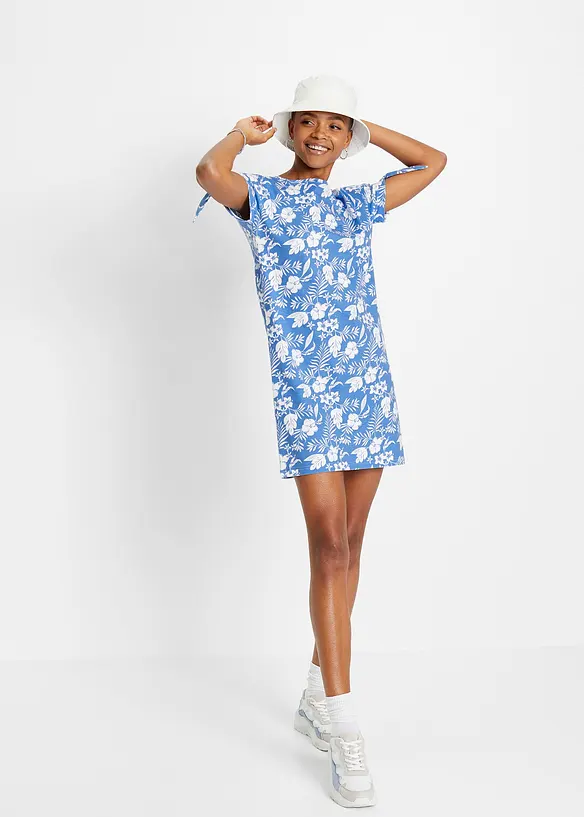Bonprix Jerseykleid Mit Blumendruck