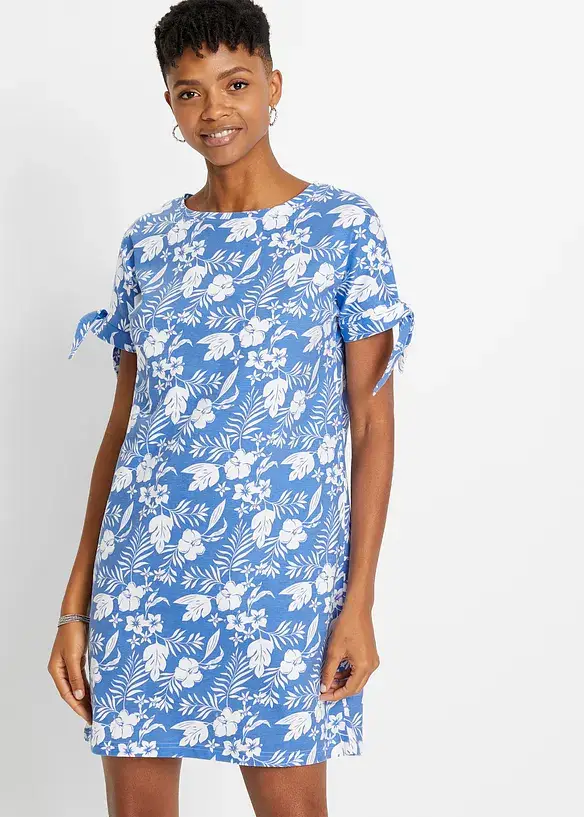 Bonprix Jerseykleid Mit Blumendruck