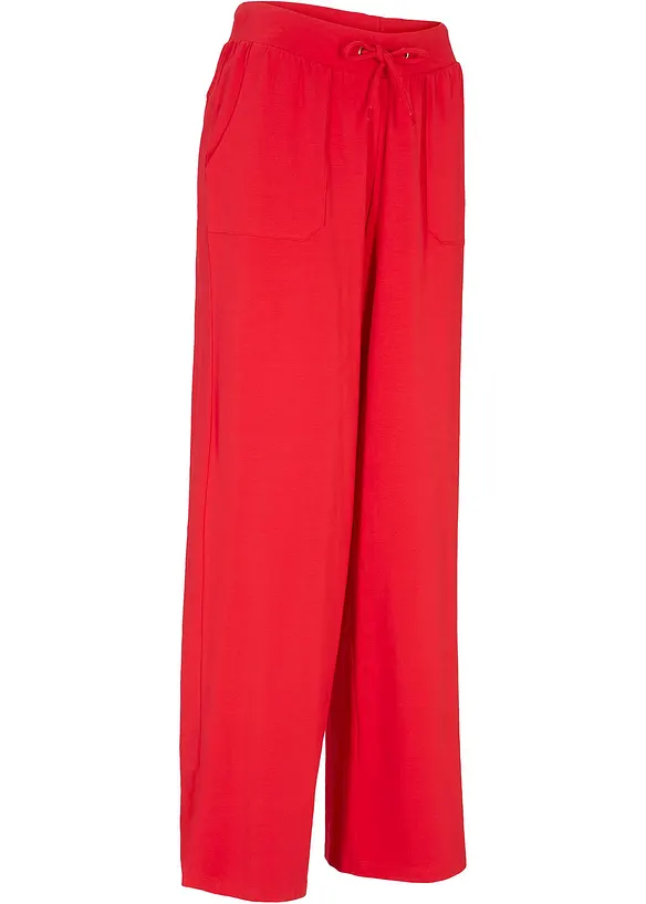 bonprix Jogginghose mit Baumwolle, weit