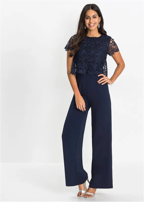 Bonprix Jumpsuit Mit Spitze