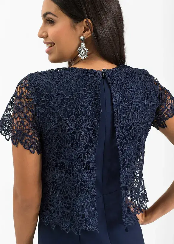 Bonprix Jumpsuit Mit Spitze