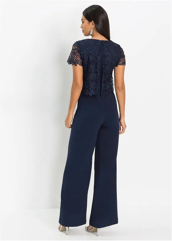 Bonprix Jumpsuit Mit Spitze