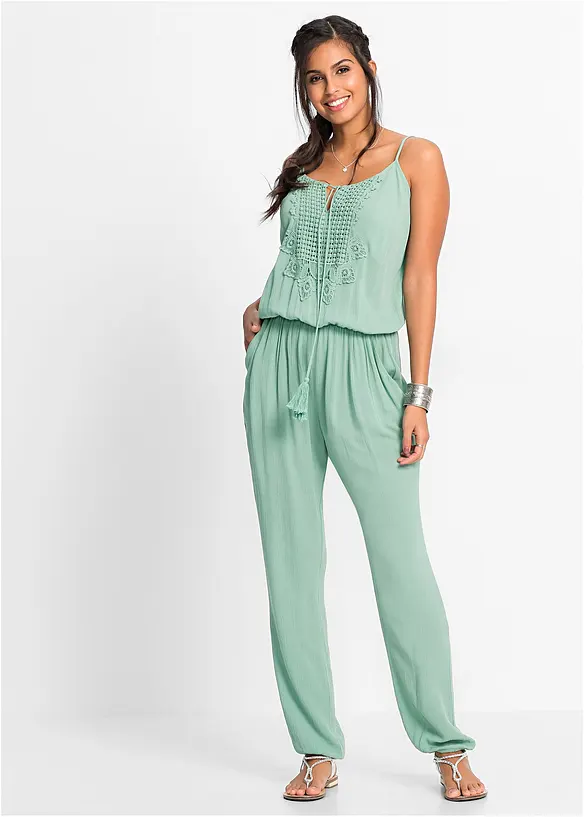 Bonprix Jumpsuit Mit Spitze