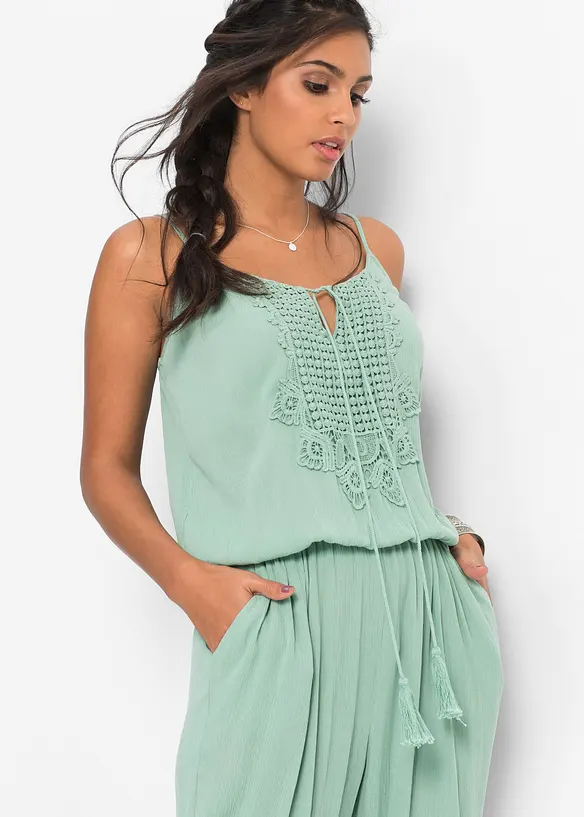 Bonprix Jumpsuit Mit Spitze