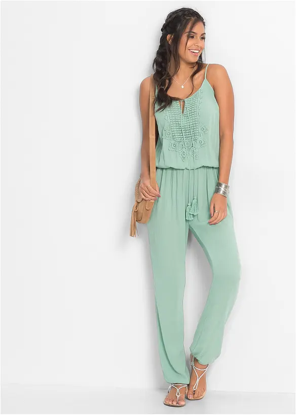 Bonprix Jumpsuit Mit Spitze