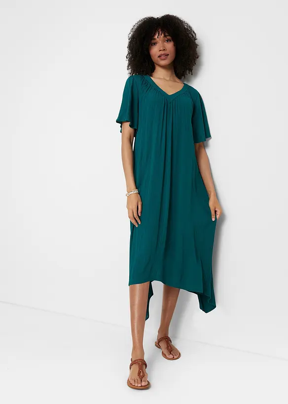 Bonprix Kaftan-Kleid Aus Kreppware