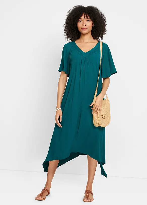 Bonprix Kaftan-Kleid Aus Kreppware
