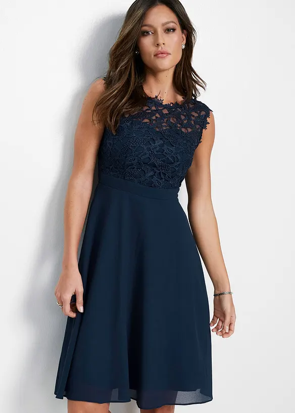 Bonprix Kleid Mit Spitze