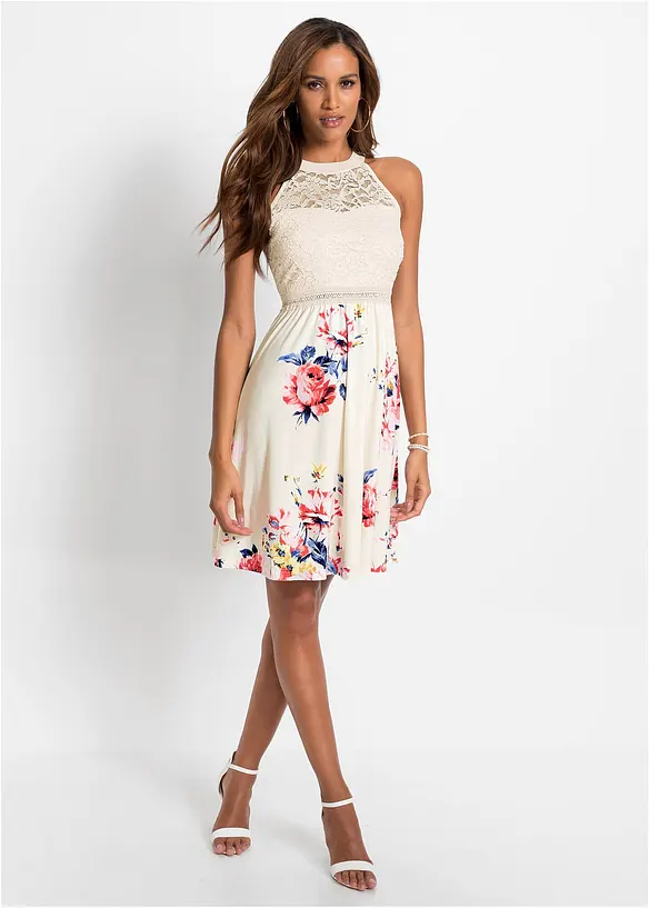Bonprix Kleid Mit Spitze