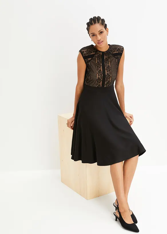 Bonprix Kleid Mit Spitze