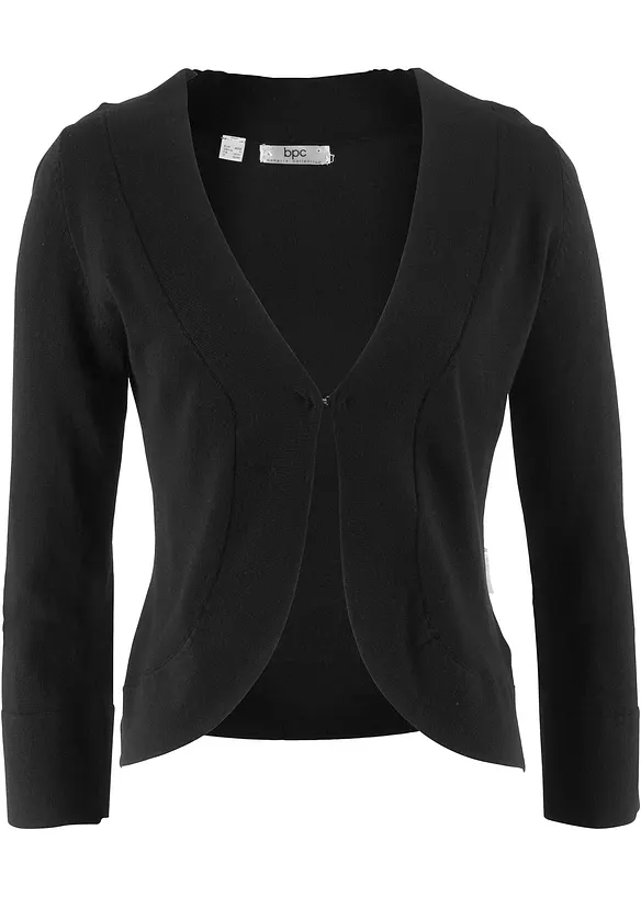 bonprix Kurze Strickjacke mit Viskose