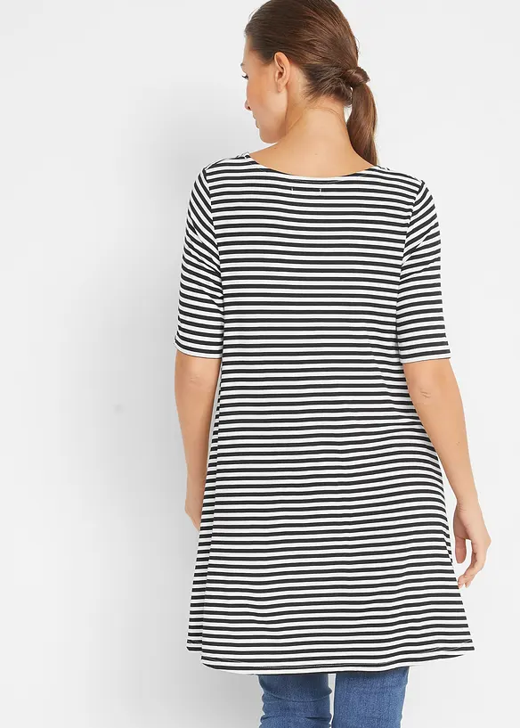 Bonprix Lange Shirttunika, Halbarm