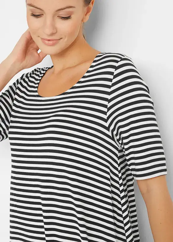 Bonprix Lange Shirttunika, Halbarm