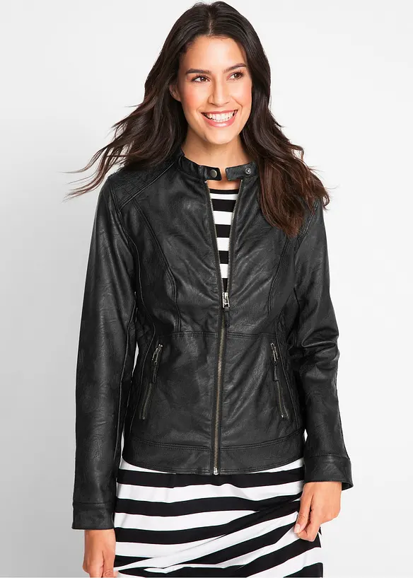Bonprix Lederimitat Biker-Jacke