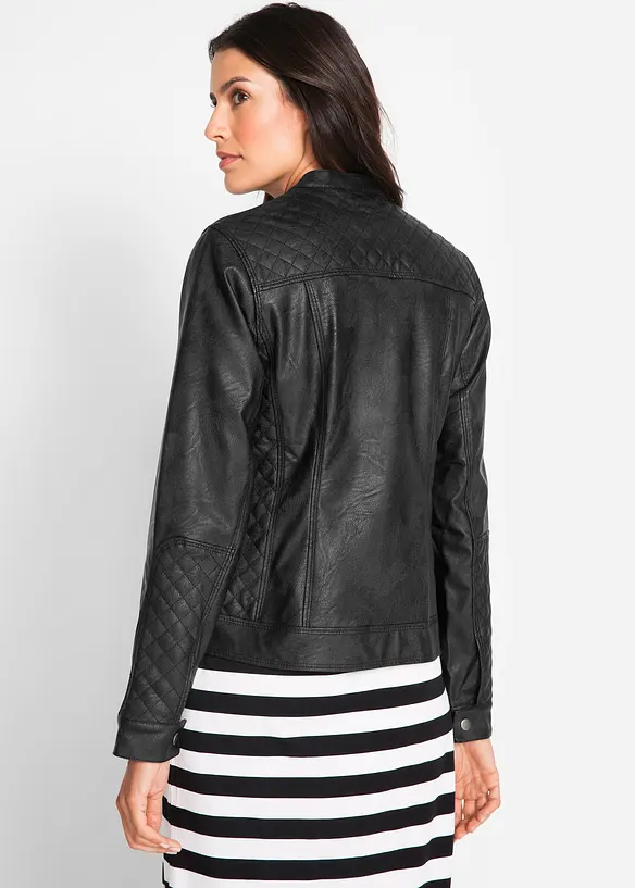 Bonprix Lederimitat Biker-Jacke