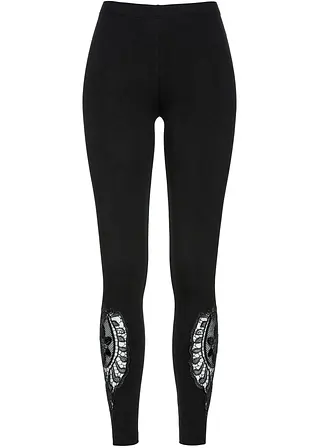 bonprix Leggings mit Spitze