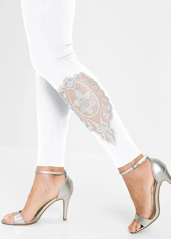 Bonprix Leggings Mit Spitze