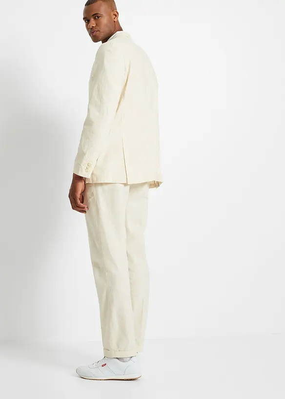 Bonprix Leinen-Mix Anzug (2-tlg.Set): Sakko Und Hose