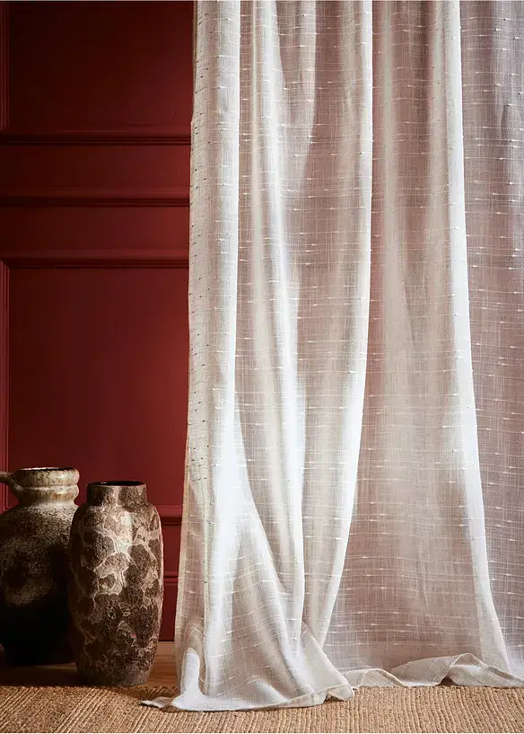 Bonprix Leinen Optik Gardine (1er Pack)