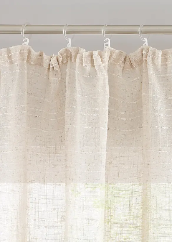 Bonprix Leinen Optik Gardine (1er Pack)