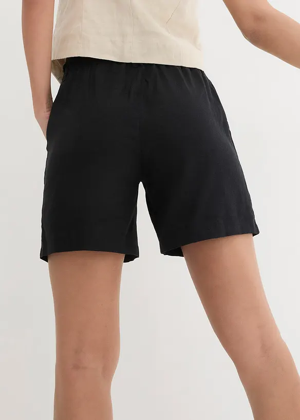 Bonprix Leinen-Paperbag-Shorts